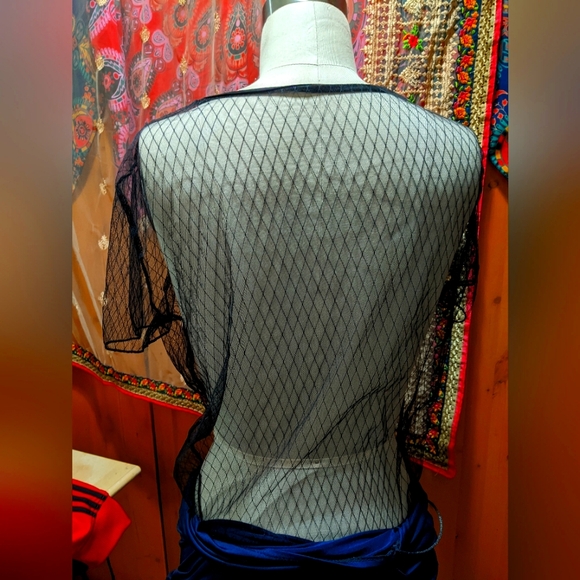 Sheer Top with Decorative Pearls - Picture 2 of 6